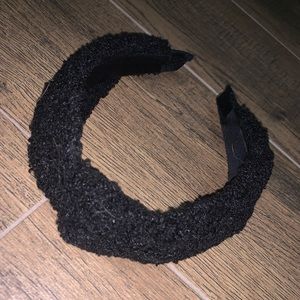 Black Sherpa Headband